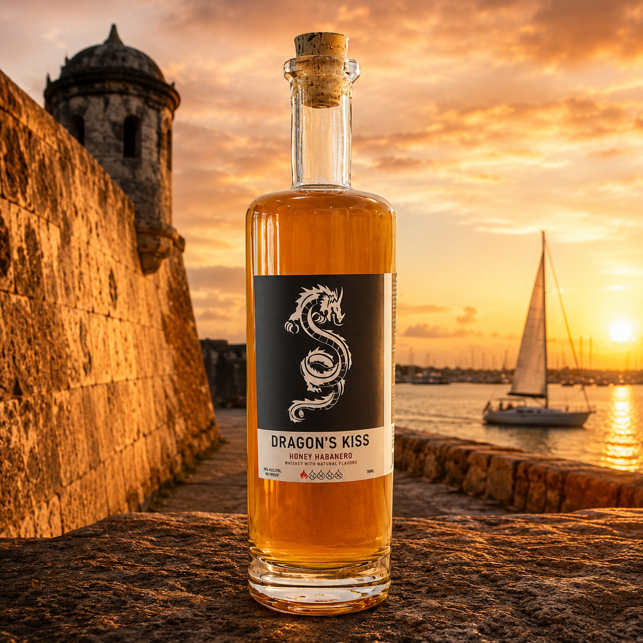Dragon's Kiss 1x Honey Habanero Whiskey